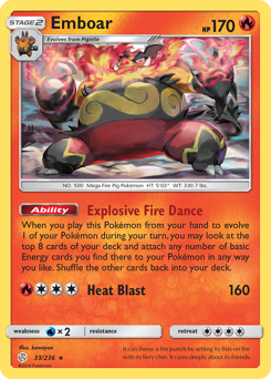 Emboar #33 Cosmic Eclipse