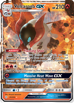 Volcarona-GX #35 Cosmic Eclipse