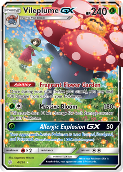 Vileplume-GX #4 Cosmic Eclipse