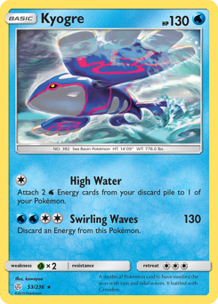 Kyogre #53 Cosmic Eclipse
