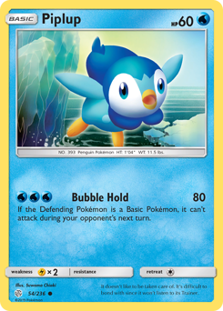 Piplup #54 Cosmic Eclipse