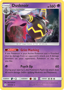 Dusknoir #85 PSA 10
