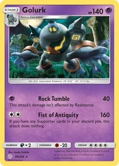 Golurk #90 Cosmic Eclipse