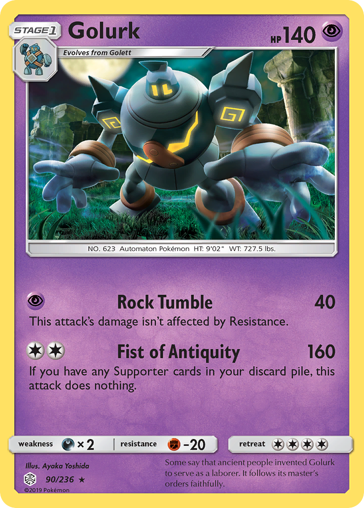 Golurk #90 Cosmic Eclipse