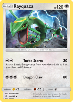 Rayquaza #106 Guardians Rising