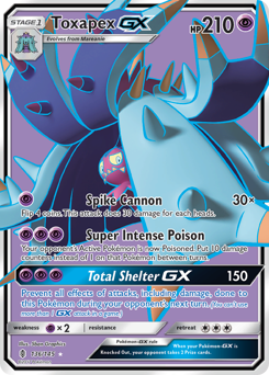 Toxapex-GX #136 Guardians Rising