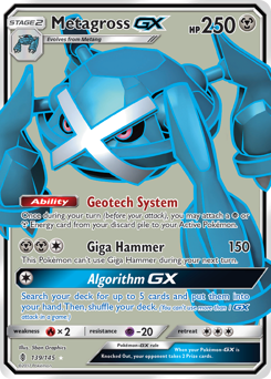 Metagross-GX Guardians Rising #139