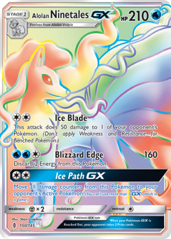 Alolan Ninetales-GX #150 Guardians Rising