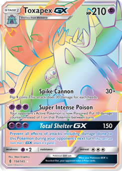 Toxapex-GX #154 Guardians Rising