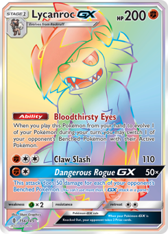 Lycanroc-GX #156 Guardians Rising