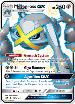 Metagross-GX Guardians Rising #157A