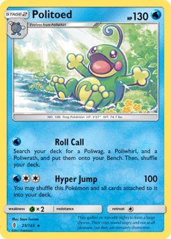 Politoed #25 Guardians Rising