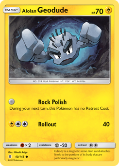 Alolan Geodude #40 Guardians Rising