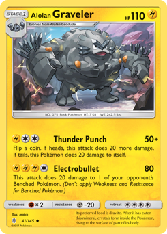 Alolan Graveler #41 Guardians Rising