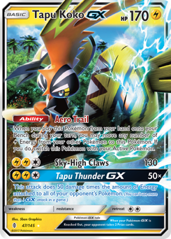 Tapu Koko-GX #47 Guardians Rising