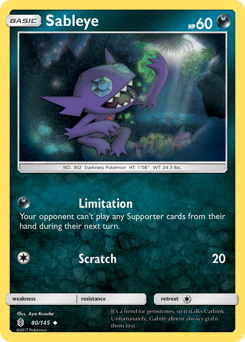 Sableye #80 PSA 10
