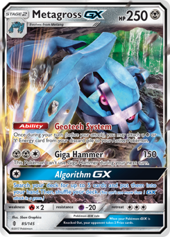 Metagross-GX Guardians Rising #85