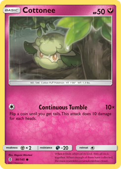 Cottonee #90 PSA 10
