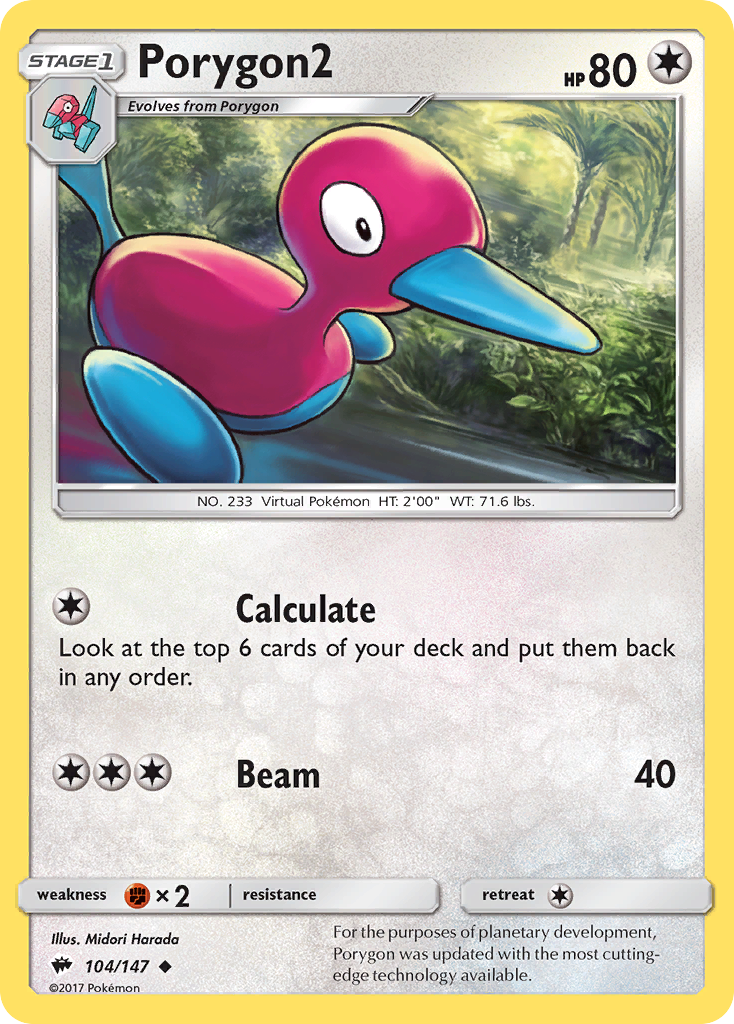 Porygon2 #104 Burning Shadows