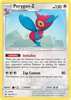 Porygon-Z #105 Burning Shadows