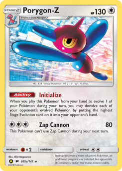 Porygon-Z #105A Burning Shadows