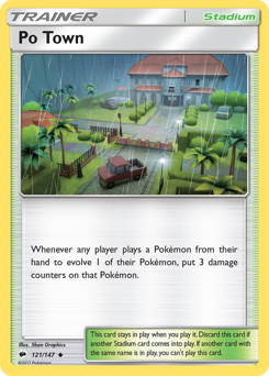 Po Town #121 PSA 10