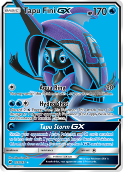 Tapu Fini-GX #133 Burning Shadows