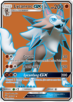 Lycanroc-GX #136 Burning Shadows
