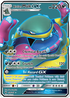 Alolan Muk-GX #138 Burning Shadows
