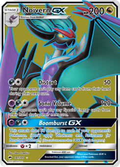 Noivern-GX #141 Burning Shadows