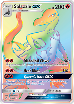 Salazzle-GX #151 Burning Shadows