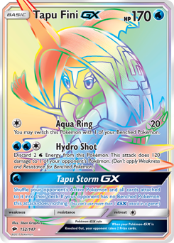 Tapu Fini-GX #152 Burning Shadows