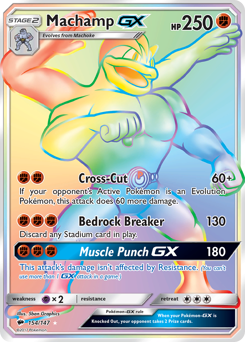 Machamp-GX #154 Burning Shadows