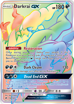 Darkrai-GX #158 Burning Shadows