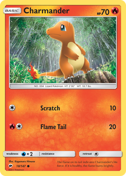Charmander Burning Shadows #18
