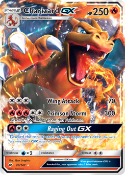 Charizard-GX #20 Burning Shadows
