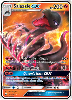 Salazzle-GX #25 Burning Shadows