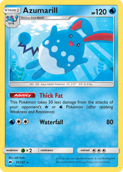 Azumarill #35 PSA 10