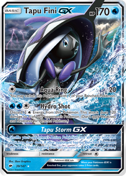 Tapu Fini-GX #39 PSA 10