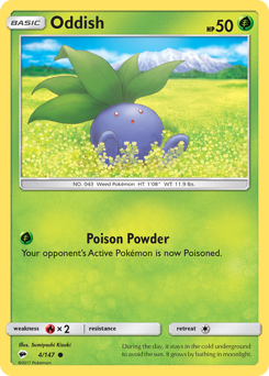Oddish #4 Burning Shadows