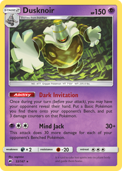 Dusknoir Burning Shadows #53