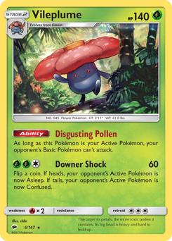 Vileplume #6 Burning Shadows