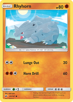 Rhyhorn #65 PSA 10