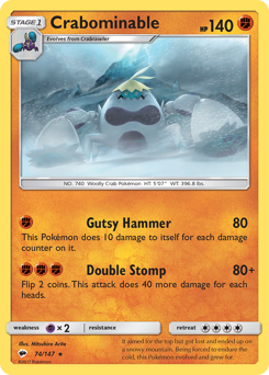 Crabominable #74 Burning Shadows