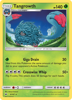 Tangrowth #8 Burning Shadows