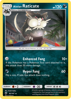 Alolan Raticate #82 Burning Shadows
