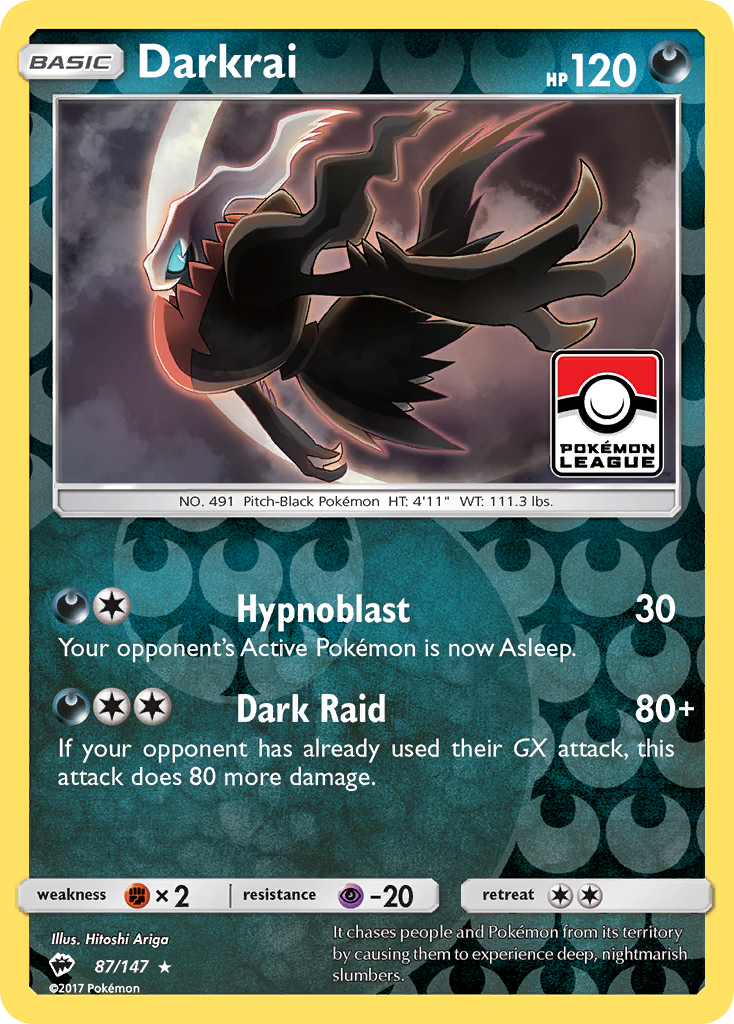 Darkrai #87 Burning Shadows
