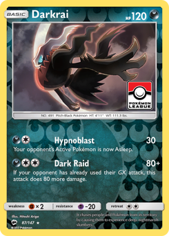 Darkrai Burning Shadows #87