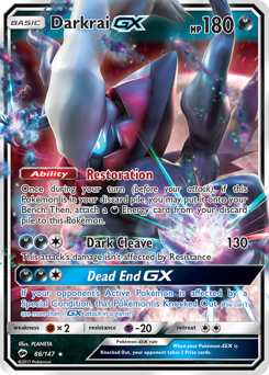 Darkrai-GX #88 Burning Shadows
