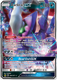 Darkrai-GX #88A PSA 10